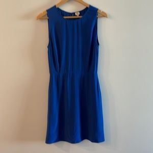 Wilred Royal Blue Silk Dress